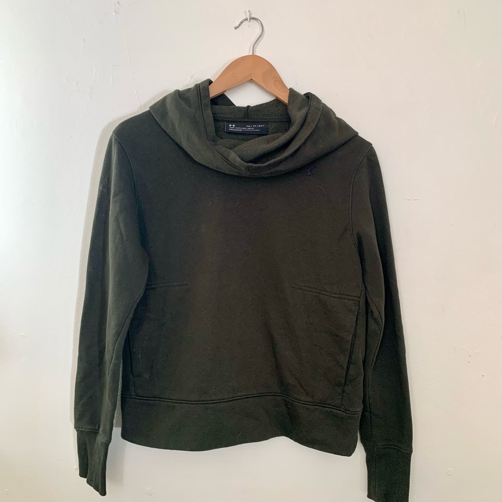 Under Armour - Rival Fleece with Funnel Neck in Green